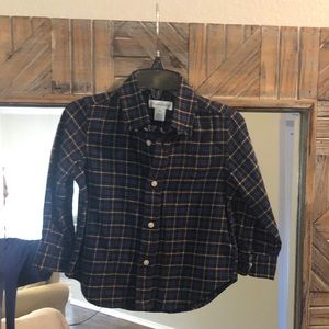 Ralph Lauren Blue And Black Button up